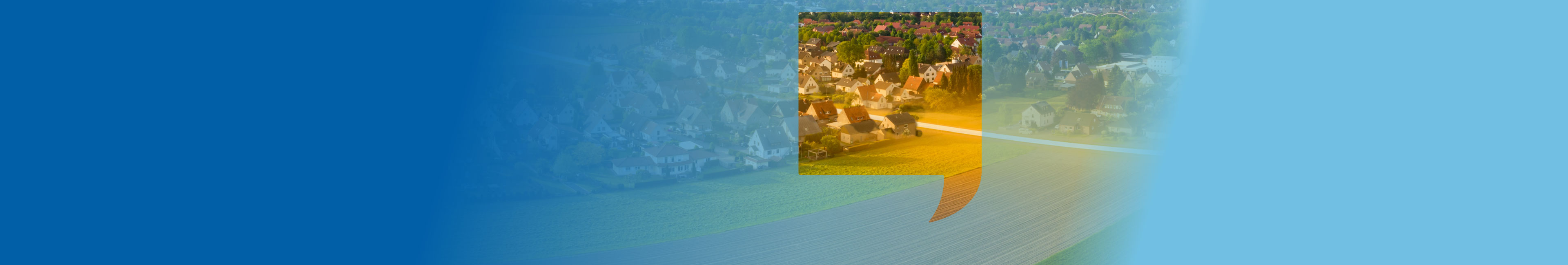 Dorf von oben