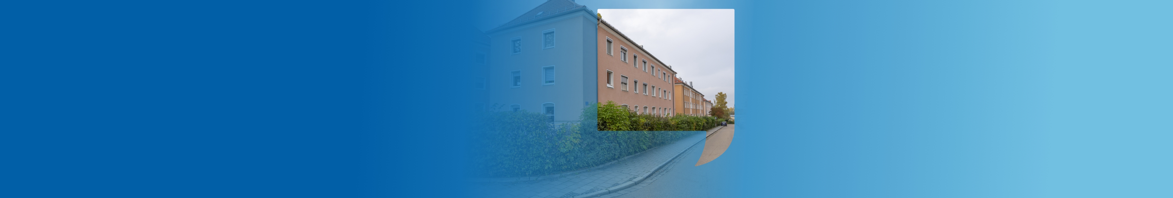Luftbild von Regensburg mit verbindenden Lichtblitzen zwischen den Häusern, die Internetverbinudngen symbolisieren.