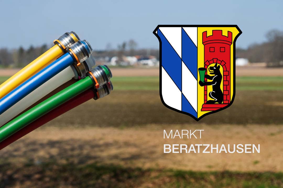 Wappen des Marktes Beratzhausen.