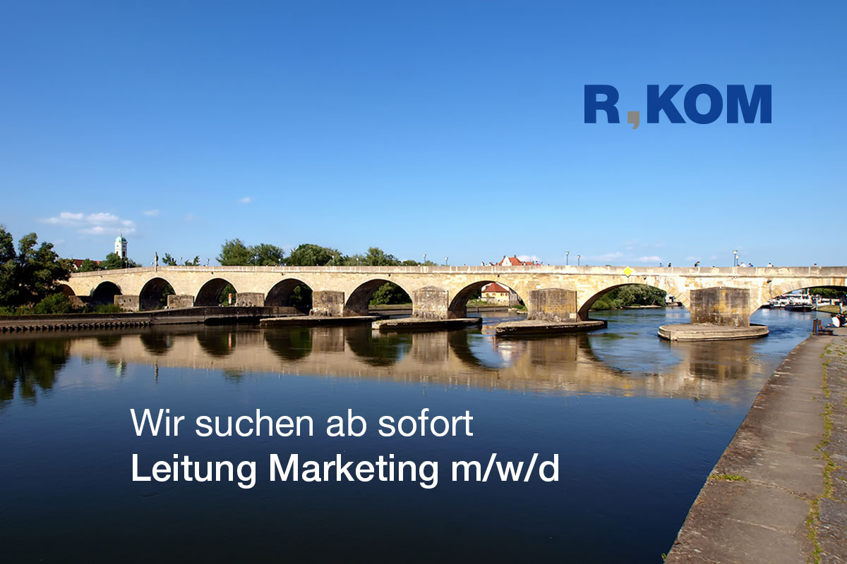 Wir suchen ab sofort: Leitung Marketing m/w/d