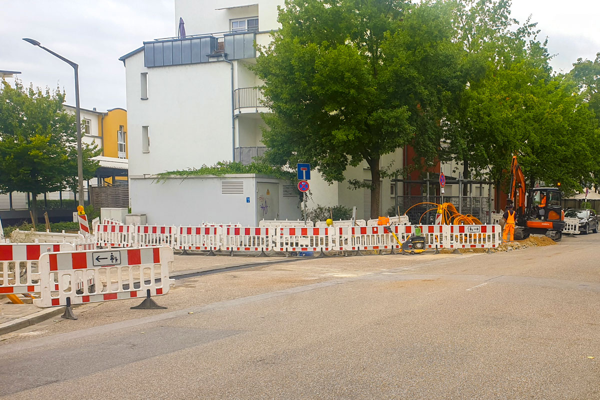 Baustelle Ostheim Regensburg