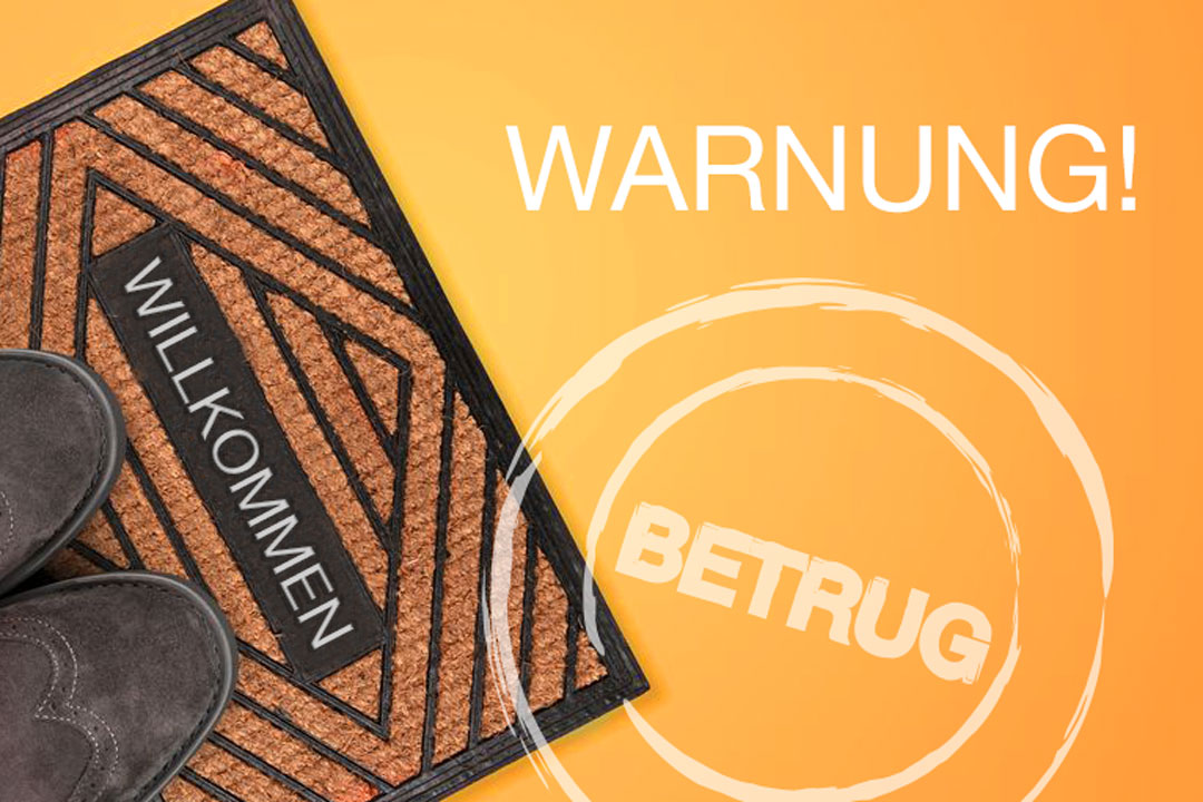 Warnung vor Betrügern im Haustürgeschäft