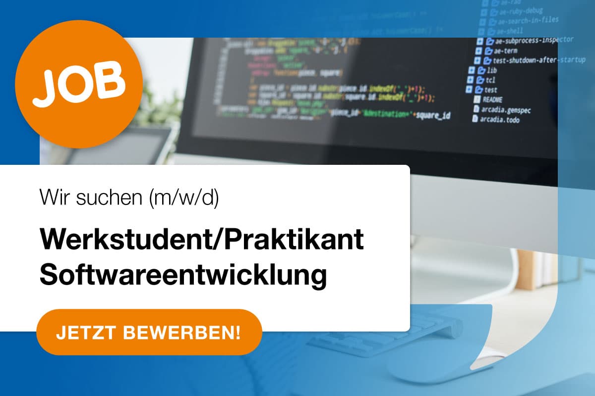 Werkstudent m/w/d im Bereich Softwareentwicklung