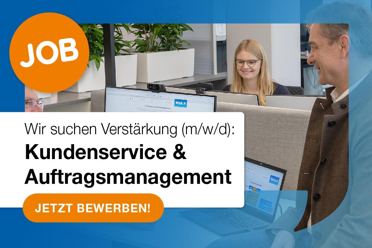 Mitarbeiter Kundenservice & Auftragsmanagement m/w/d gesucht