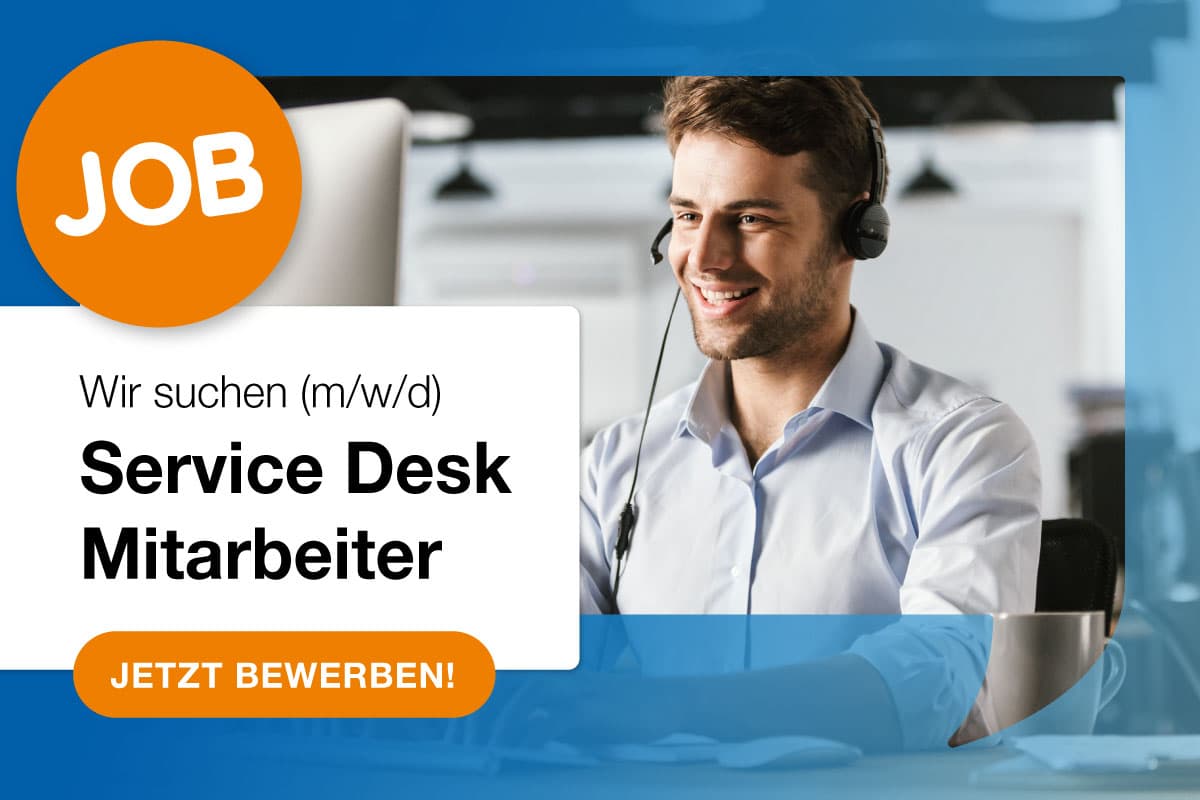 Service Desk Mitarbeiter für unsere IP- und Glasfasernetze m/w/d