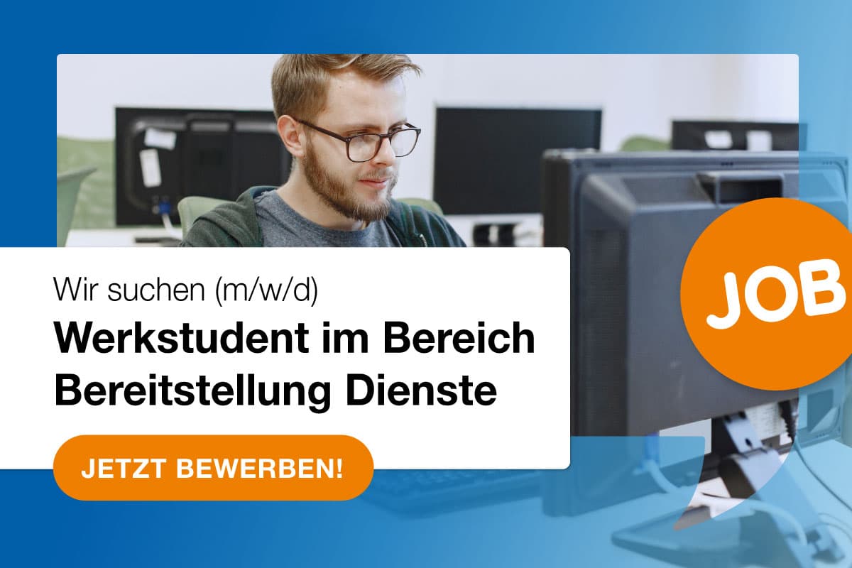 Werkstudent m/w/d im Bereich Bereitstellung Dienste