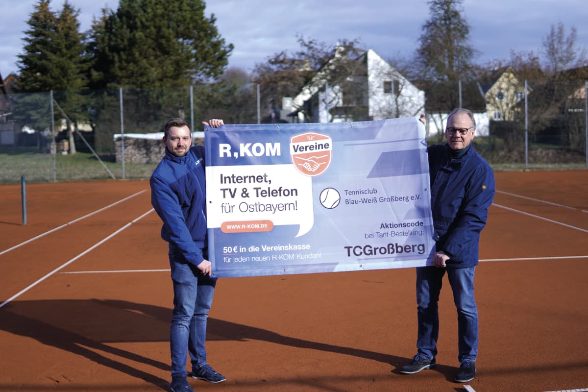 TC Blau Weiß Großberg im Vereineprogramm an Bord