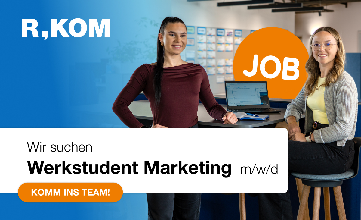 R-KOM sucht Werkstudent Marketing (m/w/d)