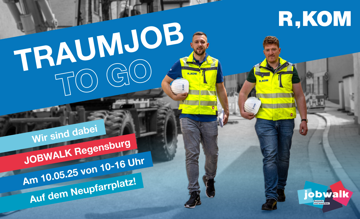 R-KOM beim Jobwalk Regensburg am 10. Mai 2025