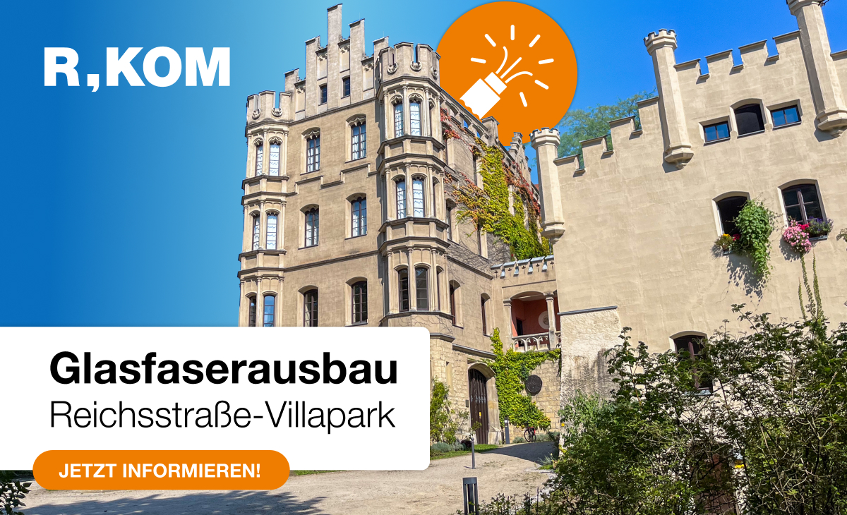 R-KOM liefert schnelles Internet für die Reichsstraße, Weißenburgstraße und Umgebung.
