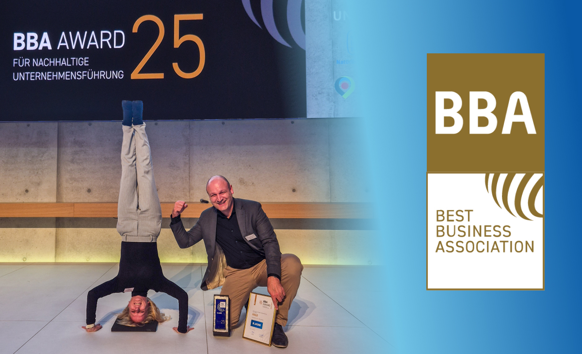 Die R-KOM gewinnt Gold beim Best Business Award 2025