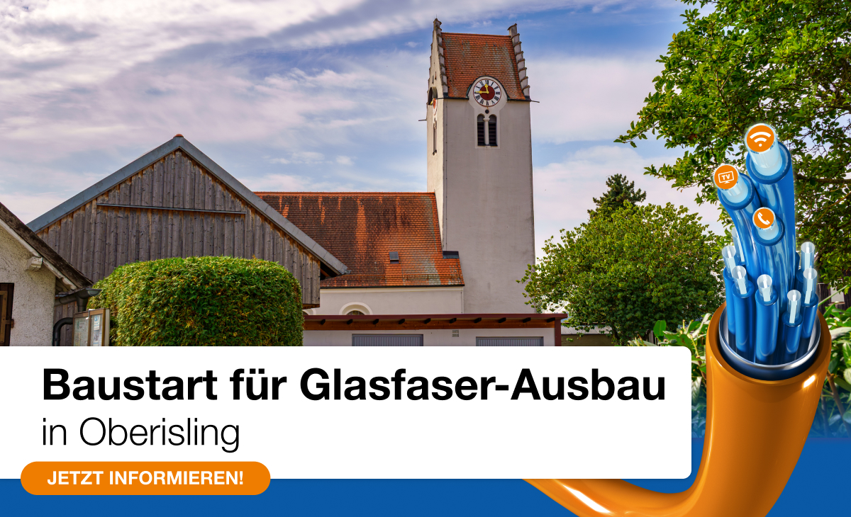 Baustart für Glasfaser-Ausbau im Bereich Oberisling