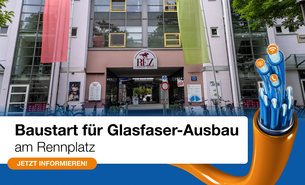 Baustart für Glasfaser-Ausbau im Bereich Rennplatz