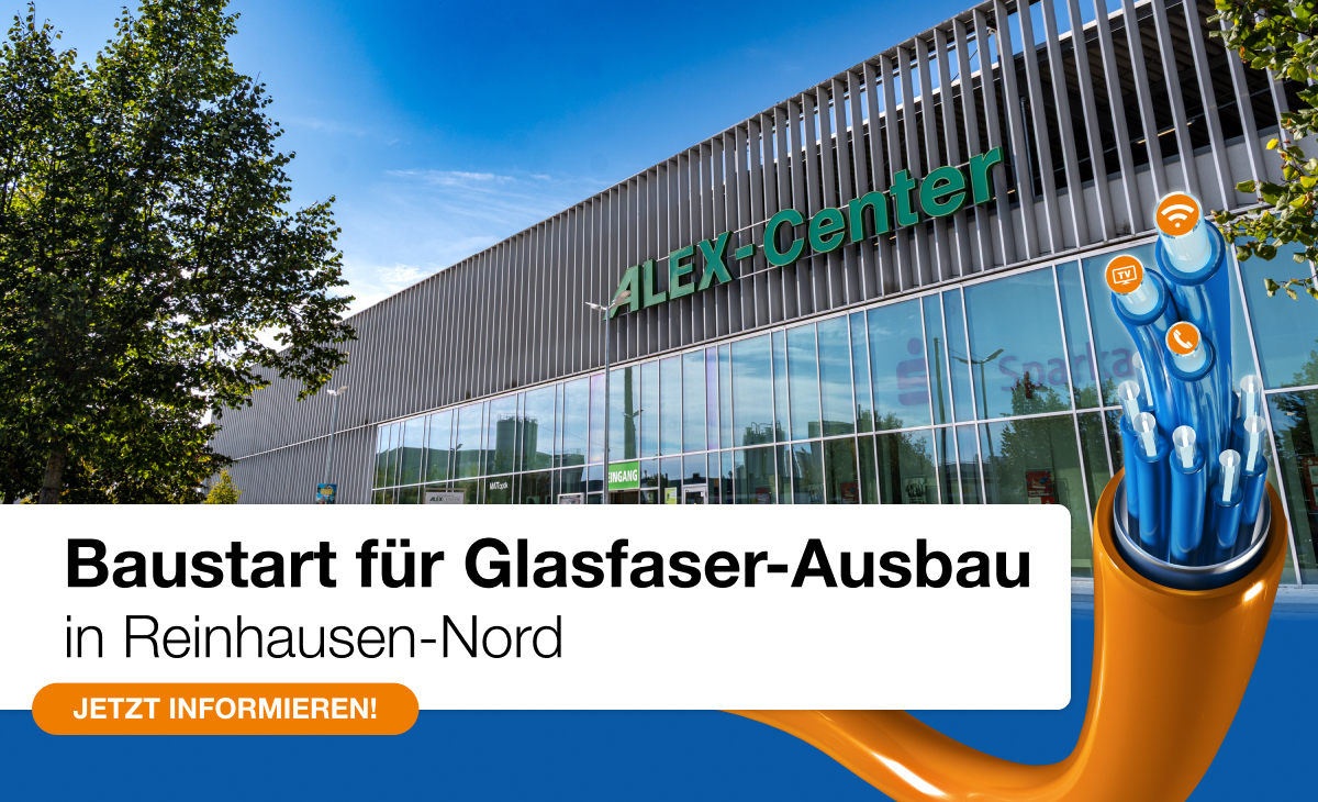 Glasfaserausbau in Reinhausen-Nord wird fortgesetzt