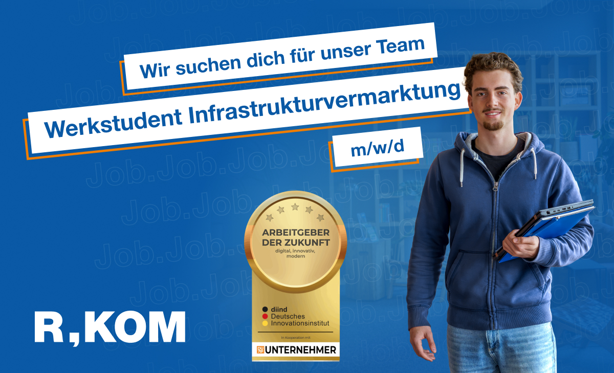 Stellenanzeige Werkstudent Infrastrukturvermarktung