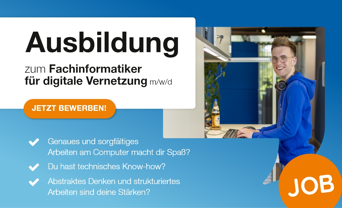 Ausbildung Fachinformatiker/in für digitale Vernetzung