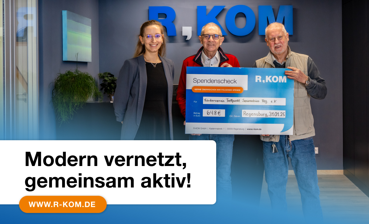 Spendenübergabe an das Seniorenbüro 