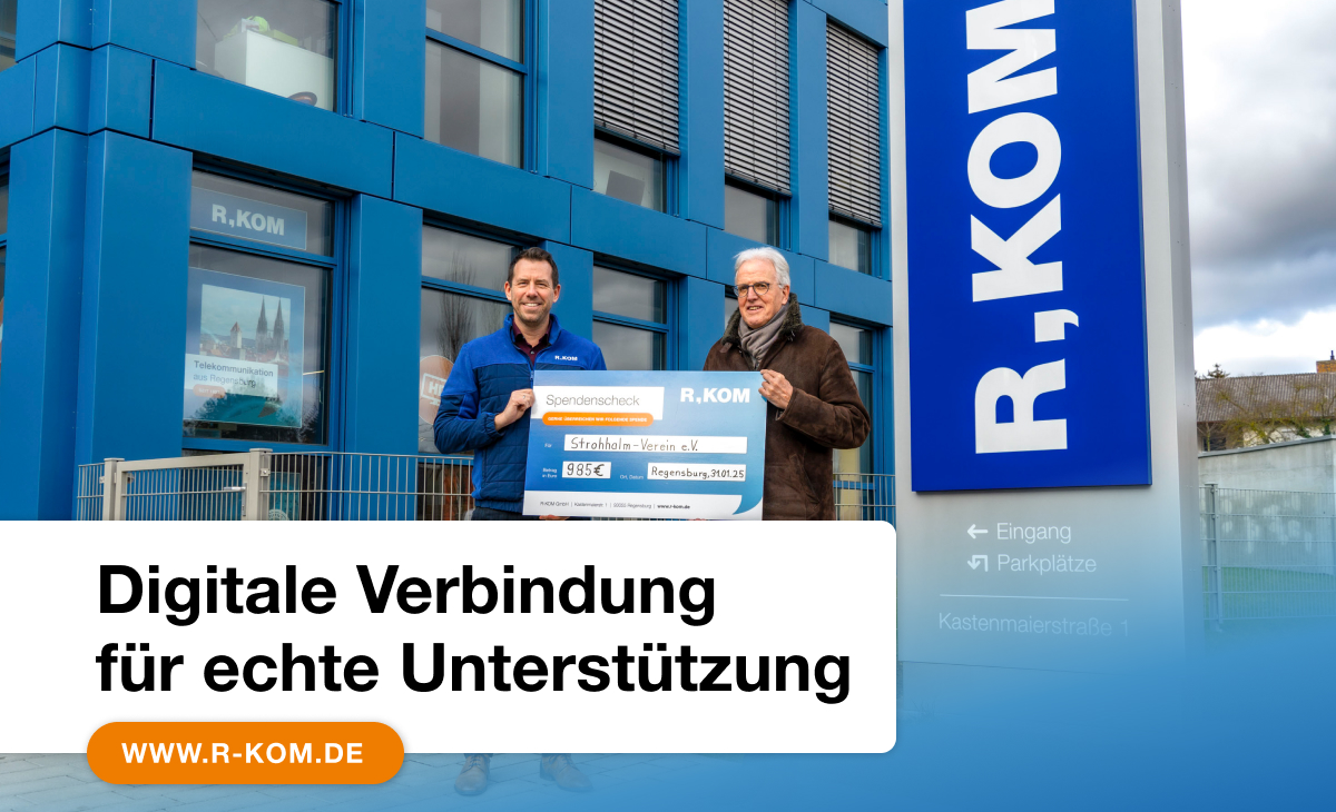 Hilfe, die ankommt – R-KOM unterstützt den Strohhalm e. V. 
