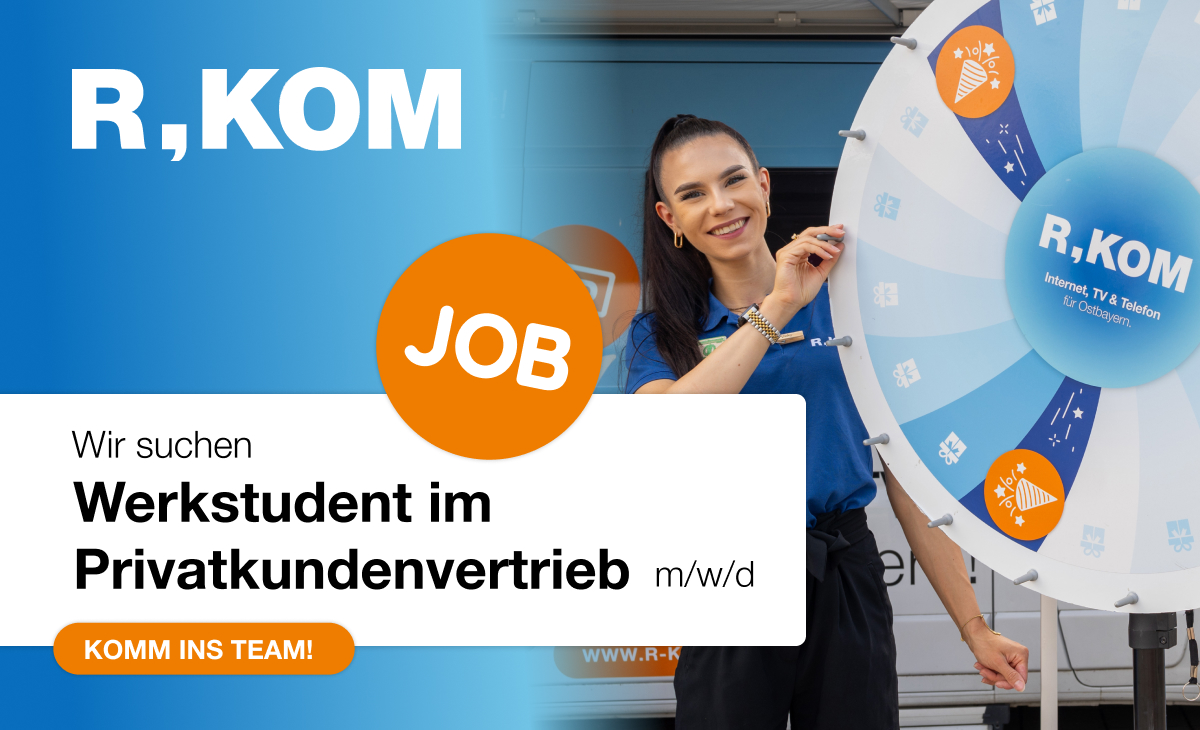 R-KOM sucht einen Werkstudent im Privatkundenvertrieb (m/w/d)