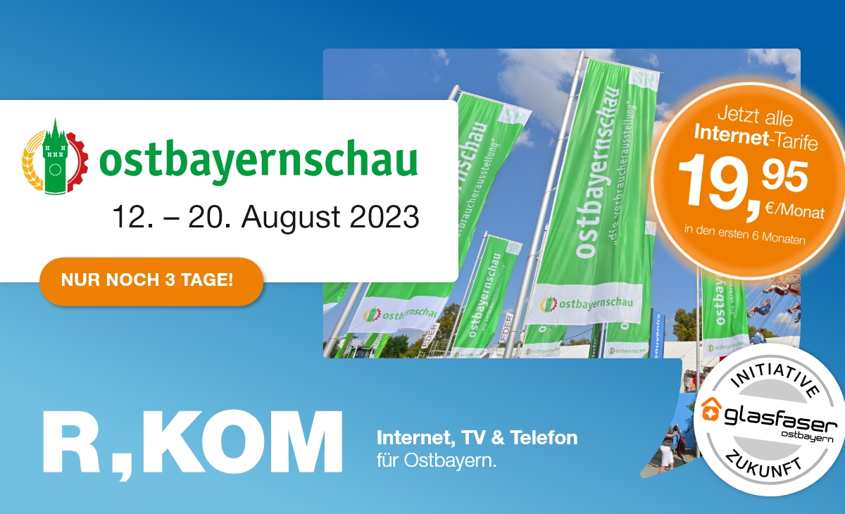 Noch 3 Tage bis zur Ostbayernschau 2023