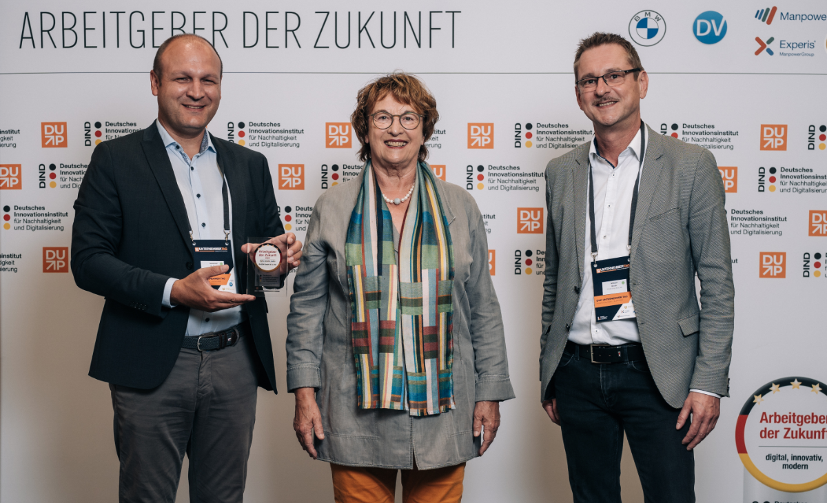 Auszeichnungsfoto Arbeitgeber der Zukunft
