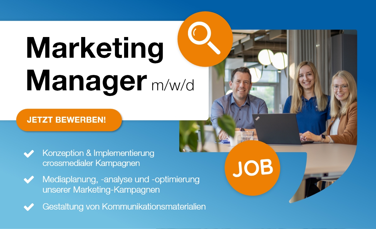 Marketing Manager m/w/d zur Verstärkung unseres Teams gesucht