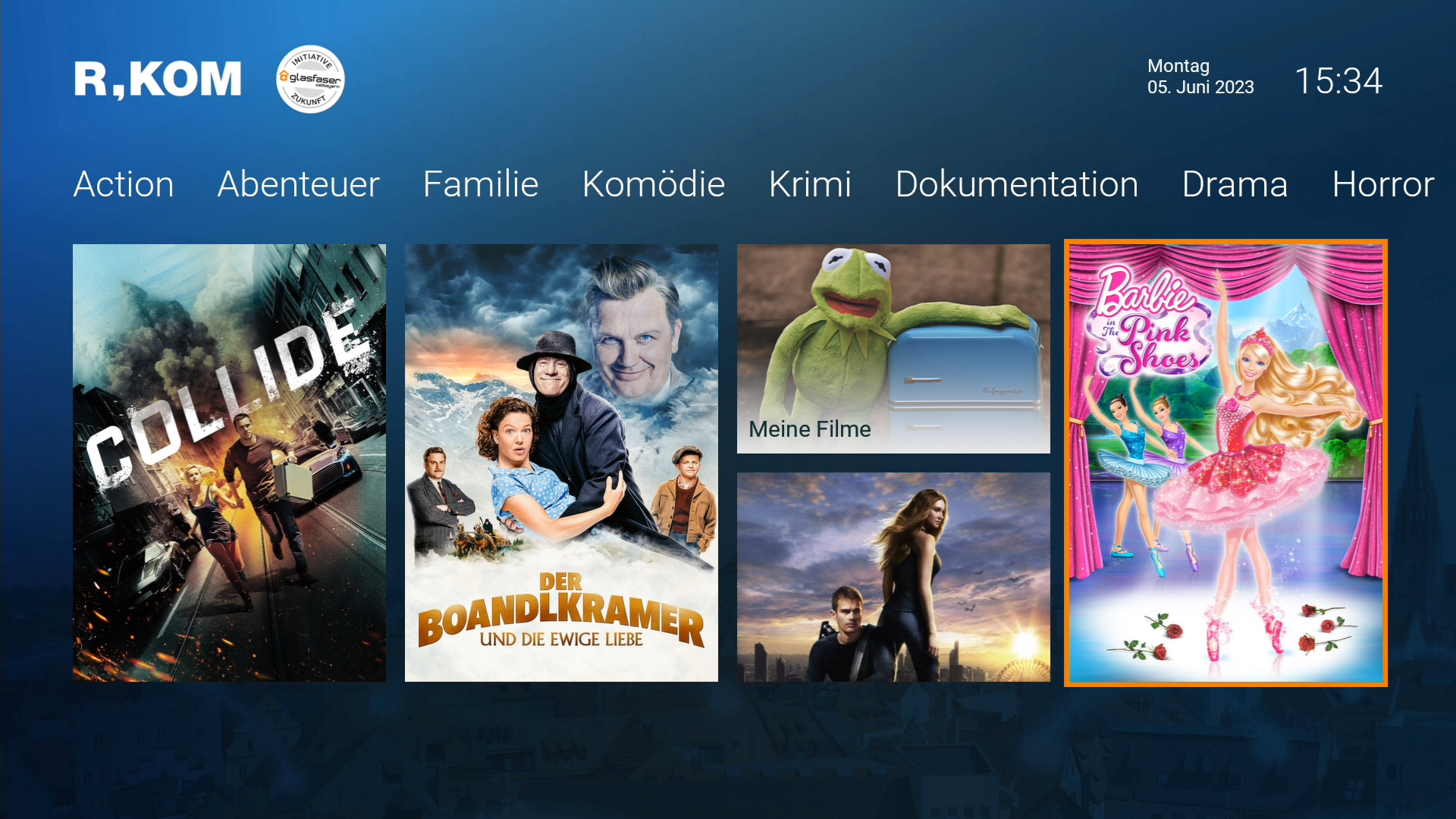 IPTV Blockbuster Auflistung