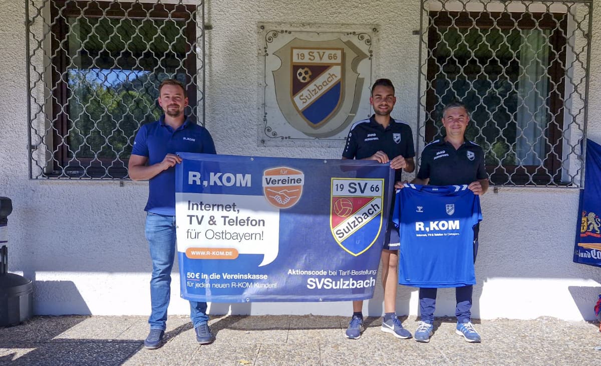 Neuer Spieler auf dem Feld – SV Sulzbach wird R-KOM Partner!